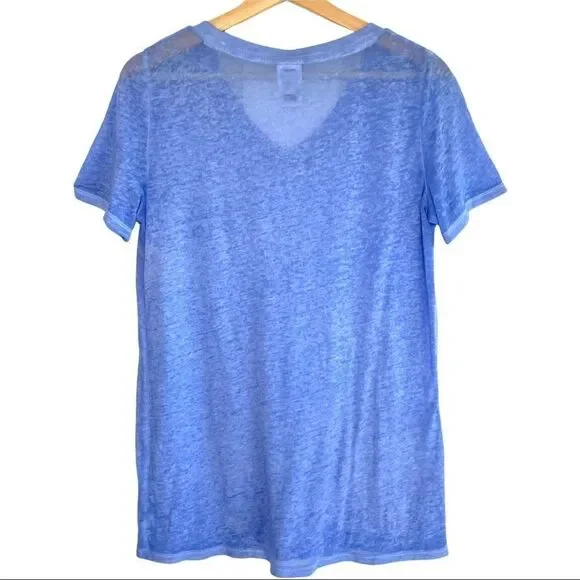 Pink V Neck Lightweight T - Picture 4 of 5